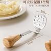 Machacador de Papas Estilo Japonés Acero Inoxidable Prensa para Huevos Machacador Hogar Herramienta para Comida de Bebé