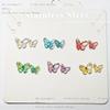 Libro Rojo pequeño mismo estilo color mágico Mabei mariposa tallada joyería para uñas Mariposa Aurora joyería para uñas accesorios de mariposa