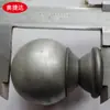 Accesorios para barra de cortina de herrajes para cama de hierro estilo europeo bola de pilar tapa de tubo redondo 60 bola base grande pilar bola decorativa