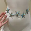 Colar Estrela-do-Mar Boêmio Moda Estilo Férias Corrente para Clavícula Moda Nicho Joias de Alto Padrão Temperamento Atacado para Mulheres
