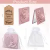 Venta Caliente Transfronteriza Rosa Plegable de Bolsillo Mini Lupa Portátil Espejo de Maquillaje Espejo Pequeño Set de Regalo
