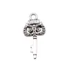 21X10MM 0.8g Multicor Joias Acessórios DIY Atacado Utensílios Diários Pingente Chave Coruja