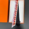 Nuevo Pañuelo Pequeño de Seda en Ángulo Estilo Francés, Elegante Chal Artístico, Cinta Decorativa, Versátil Diadema, Pañuelo Pequeño, Transfronterizo
