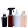 300/500ml ml 28 dientes hombro redondo botella de plástico PET agua desinfectante limpieza alcohol plástico spray rellenado