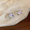 Estilo Dulce Encaje Fresa Lazo Perla Collar Pendientes Lujo Ligero Sentido de Gama Alta Cadena para Clavícula Set de Joyería Versátil