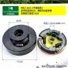 Tipo A Tipo B de Canal Duplo 20mm Embreagem 152/170 Motor a Gasolina Centrífuga Agrícola Micro-enxadão Polia de Embreagem