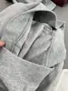 Sudadera con bordado de letras pequeñas y vigorosa para mujer, cuello redondo, manga larga, suelta, combina con todo, estilo casual pequeño para primavera y otoño