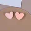 Estilo Tweed Peluche Dulce Versátil Corazón de Melocotón Parche de Corazón Pasador Cuerda para el Cabello Accesorios de Material para Joyería DIY de Mujer Venta al por Mayor