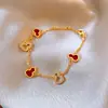 Pulseira de pérolas de zircônia banhada a ouro genuíno, pulseira elegante da moda, pulseira versátil retrô de luxo leve de alta qualidade para mulheres