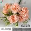 Nuevo paquete de 10 tocados Clavel comercio transfronterizo al por mayor flor de seda hogar rural fresco belleza interior flor artificial