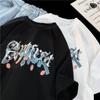 Camiseta de Manga Curta Masculina Verão Versátil Estilo Americano Vintage Marca Tendência Duffy Shuai High Street Solta Casual Camiseta de Meia Manga Top