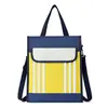 Bolsa de Tutoria para Aluno do Ensino Fundamental Bolsa de Mão Grande Espessa Bolsa para Livros de Tecido Oxford Bolsa para Aula no Contraturno Infantil Mochila de Ombro Único Transversal