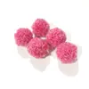 Jialin 1.5cm Bola de Pelo de Peluche Bola de Pelo de Perro Ropa Bufanda Pendientes Joyería diy Accesorios de Bola de Pelo de Cachemira