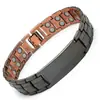 Pulsera magnética retro de moda popular, impresión láser, doble fila, adornos de mano desmontables para parejas, en stock, venta al por mayor