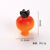 Colgante Llavero 3D Fruta Realista Grande Shangding con Durian, Mangostán, Pitahaya y Mango para Manualidades DIY