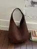Bolso tote retro de ante para mujer, nueva colección otoño/invierno 2026, gran capacidad, adecuado para ir al trabajo, casual, versátil, bolso de hombro, y se puede llevar debajo del brazo