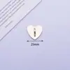 Colgante de Borla Metal Base Superficie Lisa Forma de Corazón Clip DIY Accesorio para Funda de Teléfono Colgante Gancho de Mariposa con Adhesivo
