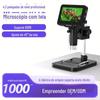 Link exclusivo personalizado 4,3 polegadas tela hd microscópio digital fonte fábrica microscópio eletrônico manutenção industrial
