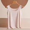 Camiseta interior sin costuras de seda helada para mujer, verano, sexy, ultrafina, antitransparente, anti-exposición, top tipo tubo que envuelve el pecho, camisola básica