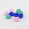 Hecho a mano esmalte de color loto imitación Jade agujero para cordón esmalte de color llavero cuentas Loto transmisión en vivo esmalte de color pulsera colgante con borla