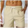 Estilo Nuevo de Verano Europeo y Americano Transfronterizo Color Sólido 3D Estampado Casual Deportivo Secado Rápido Transpirable Pantalones Cortos de Playa para Hombre Pantalones de Cinco Puntos