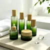 Directamente del Fabricante, en Stock: Frascos de Crema de 30G-200Ml con Tapas de Madera, Botellas de Vidrio para Loción, Juego Completo de Materiales de Empaque