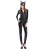 Disfraz de Gata Europea y Americana para Mujer Disfraz de Gata Uniforme Vestido Disfraz Venta al por Mayor
