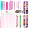 Traje de herramientas para arte de uñas más vendidas de Amazon transfronterizo, luz para uñas, esmeriladora, lima de uñas, bolígrafo para pintar a color, traje para arte de uñas