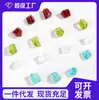 Cristal de Peridoto Natural Cuentas Sueltas Irregulares Granate Gris Cuentas Facetadas Luna Azul Cuentas para Pulsera DIY