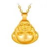 Colar com Pingente de Ouro Puro 999 Shenzhen Shuibei Ouro Duro 3D Indústria da Beleza Dia dos Namorados Joias de Ouro Presente Prático