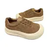 Moda Inverno 2026 Sexy Estampa de Leopardo Solado Grosso Aumento de Altura Leve Com Pelúcia Quente Cadarço Casual Tênis de Skate Tênis Esportivo