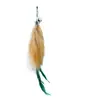 Juguete Interactivo para Gatos Peg Kitten Auto-Placer Palo Largo Varilla para Provocar Gatos Alambre de Acero Pluma Campana Ventosa Fija Gatito