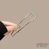 Horquilla China en Forma de U Súper de Hada, Nueva Horquilla Doble de Perlas en Forma de U Estilo Chino, Accesorio para el Cabello Hanfu Estilo Antiguo, Horquilla Simple y de Alta Gama para Mujeres