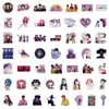 Novo 74 Transfronteiriço K-Pop Caça às Bruxas Grupo Feminino Grupo Masculino Diabo Desenho Animado Animação Grafite Criativo Adesivos Bidimensionais