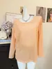7182# Cubierta Protectora Solar Suelta para Mujer Rayas Manga Larga Capa Base Estilo Perezoso Ropa de Abrigo Casual Adelgazante Top de Chica Popular