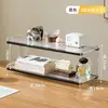 Prateleira de Armazenamento para Mesa, Estante de Canto de Mesa, Prateleira de Armazenamento para Estação de Trabalho, Mesa de Trabalho para Estudante, Estante Simples, Prateleira de Armazenamento para Dormitório