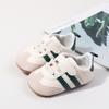 Sapatos Simples e Modernos para Bebês para Primavera e Outono com Velcro Solas de Borracha Macia para Bebês de 0 a 1 Ano Sapatos Antiderrapantes para Meninos e Meninas
