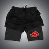 Pantalones cortos de playa de doble capa con estampado digital 3D de la serie Longzhu. Suministro caliente del comercio electrónico transfronterizo de Amazon.