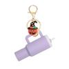 Temu Halloween Llavero Colgante de Aleación Fantasma Día Calavera Murciélago Fantasma stanley Mini Lápiz Labial