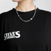 Cadena Cubana Hip-Hop Neutra de Nicho para Hombre Cadena Clavicular de Moda para Hombres y Mujeres hiphop Cadena de Acero de Titanio ins