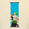 Pintura en aerosol HD caricatura one piece Luffy Sauron pintura colgante pintura decorativa para dormitorio póster de exposición de cómic pintura colgante