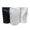 Bolsa de pie con cierre mate blanco, auto sellante para té, bolsa de empaque universal con cierre de pie para snacks y alimentos