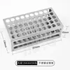 Rack para Tubos de Ensaio de Aço Inoxidável 304 Rack para Tubos Colorimétricos Equipamento de Laboratório para Centrífuga Coleta de Amostras de Sangue Rack Multifuncional para Tubos de Centrífuga
