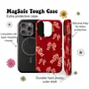 Funda de teléfono a cuadros rojos estilo retro millennial con lazo, adecuada para Apple 17/18 Pro, nueva película 2 en 1