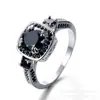 Joyas de eBay joyería de cristal y diamante anillo europeo y americano de dama moda circón joyería de plata al por mayor