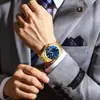 Reloj para Hombre CHENXI con Calendario, Luminoso, Resistente al Agua, Elegante Reloj de Cuarzo para Negocios, Directo de Fábrica