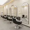 Espejo de Pared para Barbería, Espejo de Peluquería Celebridad de Internet, Espejo de Pared Iluminado Unilateral, Espejo LED para Salón de Peluquería Especial Inteligente