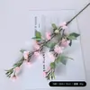 Camélia de Ramo Único Simulada Retro Chinês Decoração de Casa Adereços de Fotografia Flores Artificiais Flores de Seda Camélia Selvagem Flores Artificiais