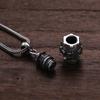 Joyería de plata esterlina 925 al por mayor de fábrica colgante de caja Gabu mandarín de seis caracteres para hombres y mujeres colgante de reliquia vintage de plata tailandesa