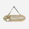 Nova Placa de Madeira para Porta Transfronteiriça, Placa de Boas-Vindas, Decoração de Porta da Frente, Placa de Decoração para Casa, Celebridade da Internet
